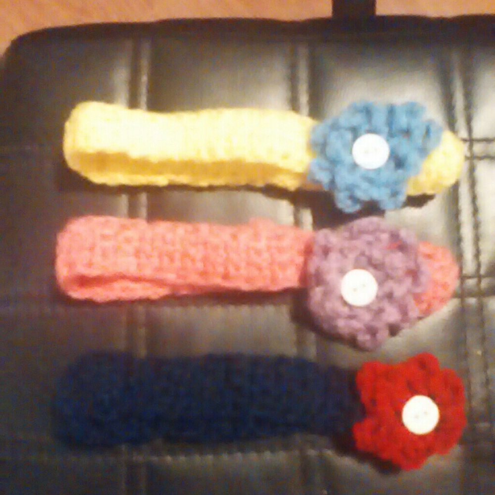 1 year old crochet  headbands